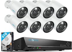 Diy Security Cameras: Reolink RLK16-1200B8-A - 8 x 12MP Cameras, 4TB HDD