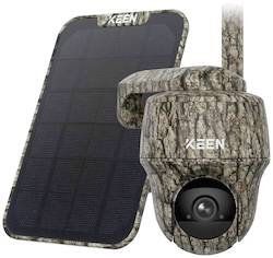 Keen Ranger PT Trail Cam & Solar Panel - 4MP, 4G LTE, Animal & Person Detection