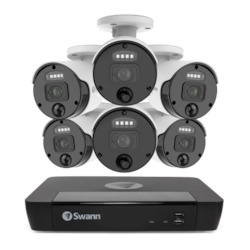 Swann Master Series SWNVK-876806-AU - 6 x 4K Cameras, PoE, 2TB HDD