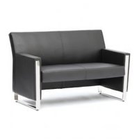 Furniture wholesaling - office: Metro 2 Seater Sofa - RECEPTION & SOFT SEATING