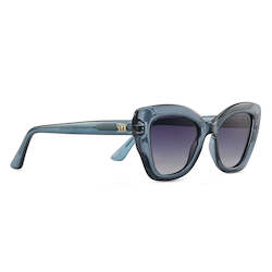Wholesale Adult Sunglasses: **NEW** EDEN Indigo - 100% Plant Based Frame with Grey Polarised Gradient Lens RRP $104.99