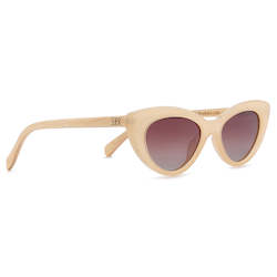 Wholesale Adult Sunglasses: SAVANNAH NUDE l Brown Graduated l Lens and Walnut Arms l wholesale- (no GST) RRP  $85.99