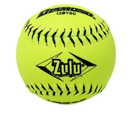 Balls: 12BYSC Zulu Neon 12" softball - training ball