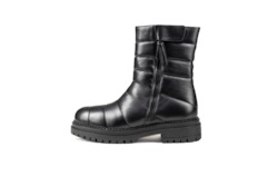 Shoe: Olivia Combat Boot Black SAMPLE