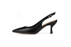 Shoe: Lena Slingback Court Black