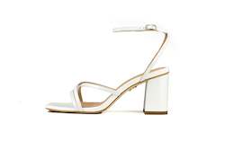 Shoe: Ky Sandal Heel White