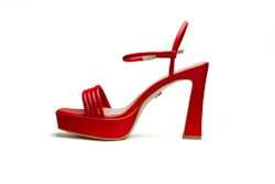 SAMPLE Bianca Platform Sandal Red