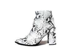 Internet only: Viper White Ankle Boot