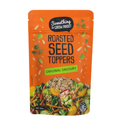 Roasted Seed Toppers: Roasted Seed Toppers Original Savoury Shipper 120g (Case of 15x Units)