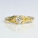 Damo Ring - 18ct Yellow Gold with White Recycled Diamond