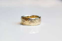 Jewellery manufacturing: Terra Band - Wide - Yellow Gold