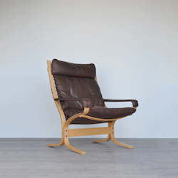 Seating: Tall Lounge Carver 'Siesta' Chair by Ingmar Relling for Westnofa