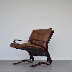 Seating: Norwegian Armchair Lounge Chair By Oddvin Rykken