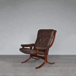 Norwegian Armchair Lounge Chair By Oddvin Rykken