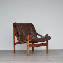 Hunter Lounge Chair by TorbjÃ¸rn Afdal for Bruksbo Norway