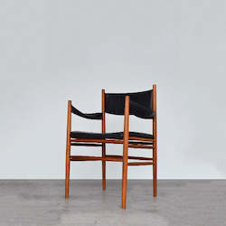 Archive: Danish Mid Century Teak And Leather Lounge Chair