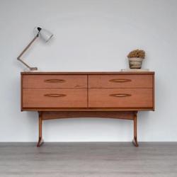 Archive: Teak Sideboard With Drawers By Frank Guille
