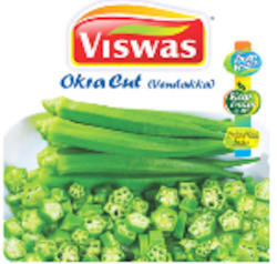 Grocery supermarket: Viswas Okra Cut 400Gm