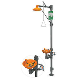 Safety Station With Eye/face Wash â All Pvc Construction