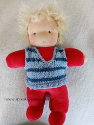 "Blue"    a waldorf/Steiner inspired doll for toddlers