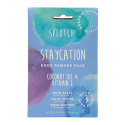 Splotch Coconut Oil & Vitamin E Staycation Body Pamper Pack