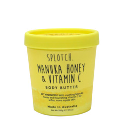 Splotch Manuka Honey & Vitamin C Body Butter Tub 200g