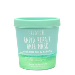 Splotch Avocado Oil & Keratin Rapid Repair Hair Mask Tub 200g