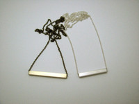 Jewellery: Single Bar Square Necklace - Stephanie Grace Jewellery
