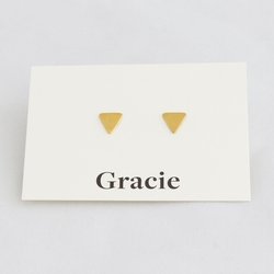 Jewellery: Triangle earrings - gracie jewellery