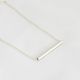 Classic circle bar necklace - gracie jewellery