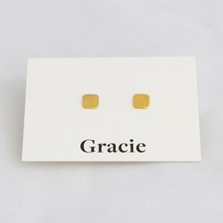 Square earrings - gracie jewellery