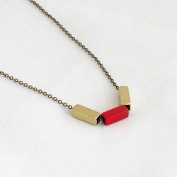 Jewellery: 3-bar necklace - gracie jewellery
