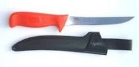 Retailing: Black Magic Fillet Knife Wide Blade 15CM Orange Handle