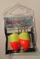 Seikou Tackle Hi Vis Orange Yellow Glow Bead Length 3cm