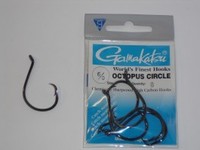 Gamakatsu Octopus Circle Hooks Small Pack Size 6/0 Black