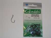 Gamakatsu Suicide Hooks 25pce Packet size 1/0 Black