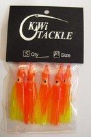 Retailing: Kiwi Tackle Kamikaze Squid Skirts Size Medium