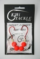 Kiwi Tackle 2 x Longcast D Crabber Float Traces