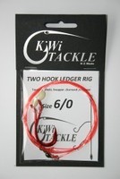 Retailing: Kiwi Tackle 6/0 2 Hook Ledger Rig