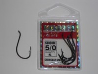 Wasabi Suicide Hooks Small Packet Size 5/0 Black