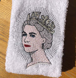 Tribute Towels: Queen Elizabeth Hand Towel