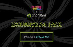 Phantom Billstickers: Fringe A3 Pack