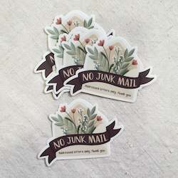 No Junk Mail • Stickers