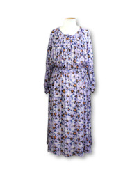 Clothing: Noa Noa. Georgette Structure Dress - Size 38 (NZ12)