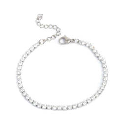 Clothing: Pure steel chain bracelet - Silver