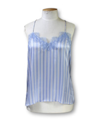 Clothing: Cami NYC. Lace Trim Silk Cami Top - Size S