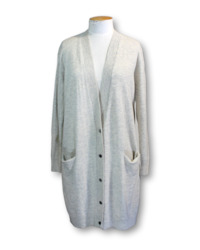 Clothing: Moochi. Longline Cardigan - Size XS
