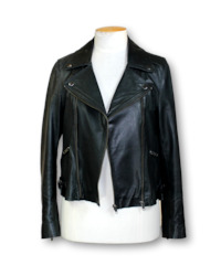 Clothing: Storm. Leather Jacket  - Size 10