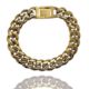 12mm Curb Bracelet - Gold
