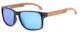 Unisex Polarized 50 / 50 Wood Sunglasses